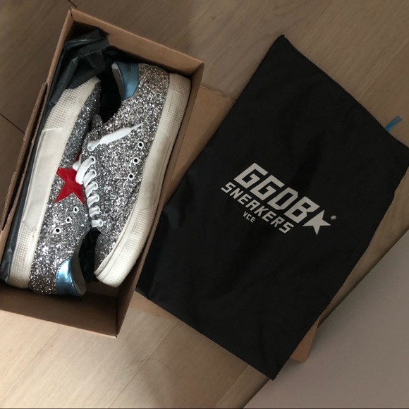 Golden Goose Shoes - Golden Goose May glitter sneakers, 38